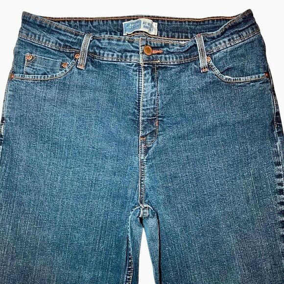 Levi’s Signature At the Waist Bootcut Jeans in Blue Wash Women’s 14M - Picture 3 of 8